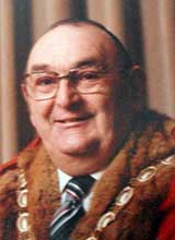 Picture of Cllr. L.R. Hickman. Mayor of Llanelli 1979 - 80 